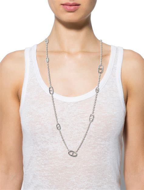 hermes chaine d'ancre ring silver|hermes chaine d'ancre necklace silver.